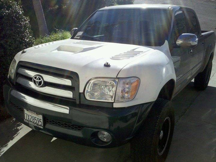 2004-2006 Tundra Off Road Fiberglass Hood - Double Cab Version - Image 3