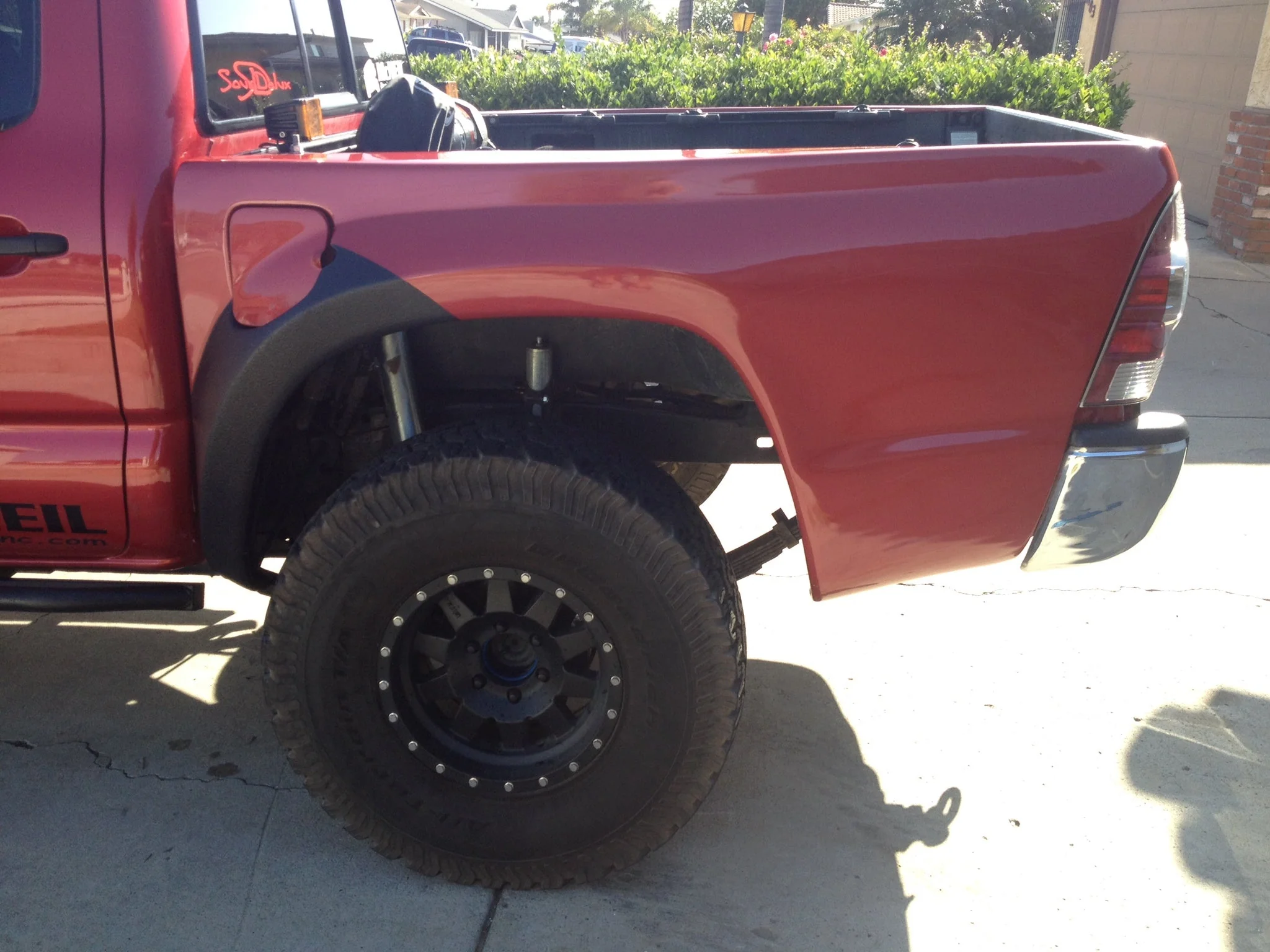 2005-2015 Tacoma 4" Bulge Flat Top Off Road Fiberglass Bedsides - 5.0 Bed - Image 3
