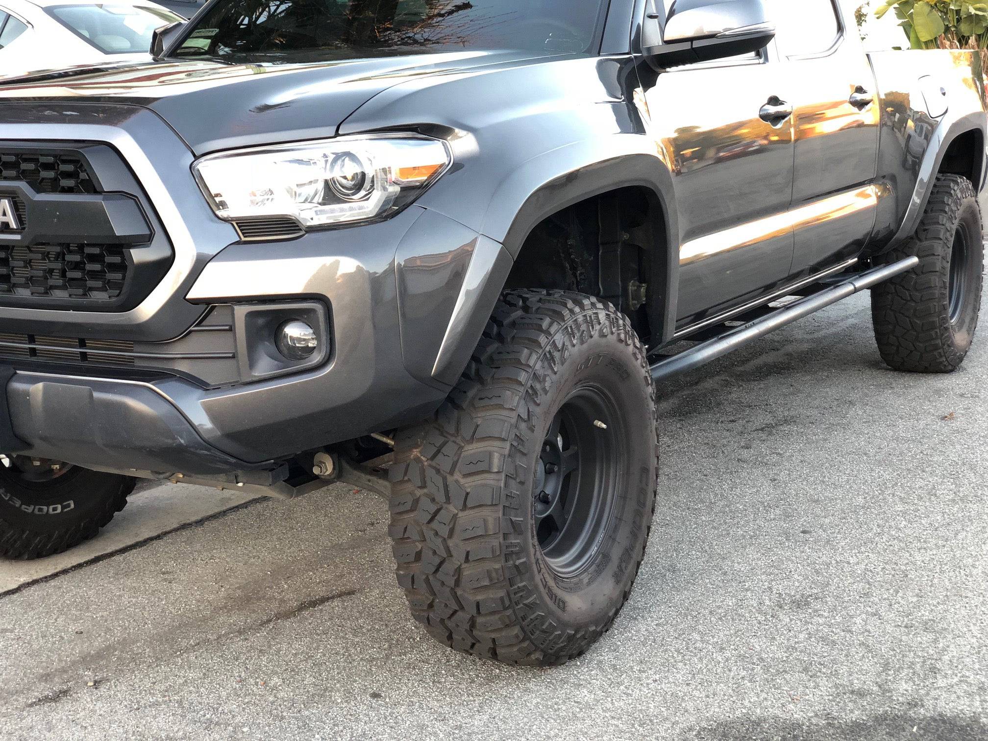 2016+ Tacoma 3" Bulge Off Road Fiberglass Fenders - Image 2