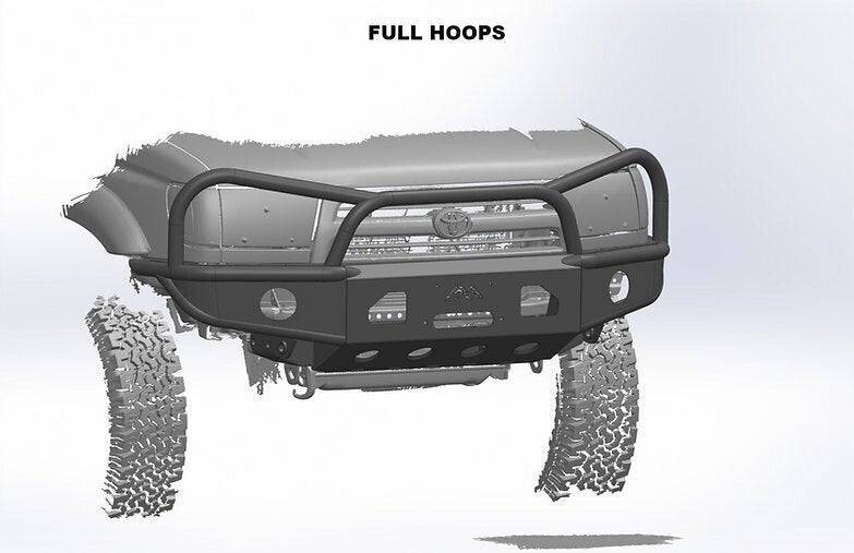 1996-2002 3rd Gen 4Runner Open Wing Hybrid Front Bumper - DIY Kit - Image 3