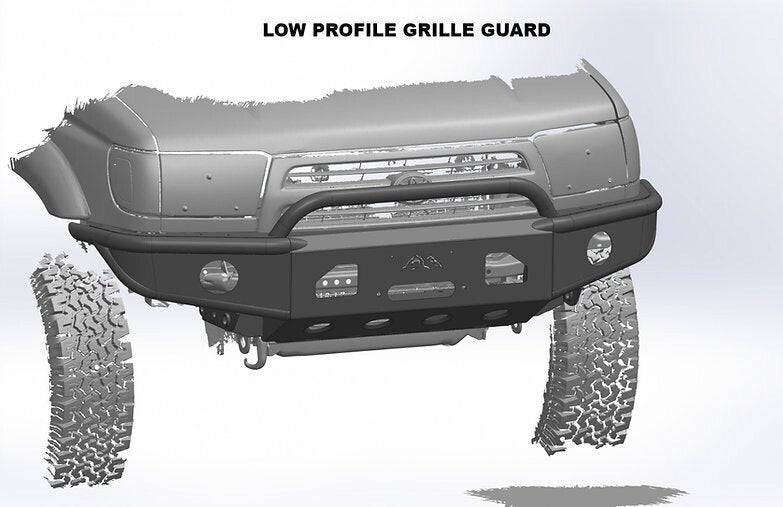 1996-2002 3rd Gen 4Runner Plate Front Bumper - Image 4