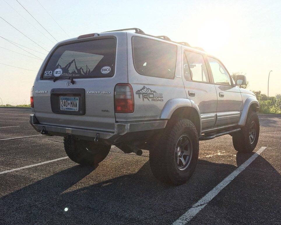 1996-2002 3rd Gen 4Runner Plate Rear Bumper - DIY Kit - Image 4
