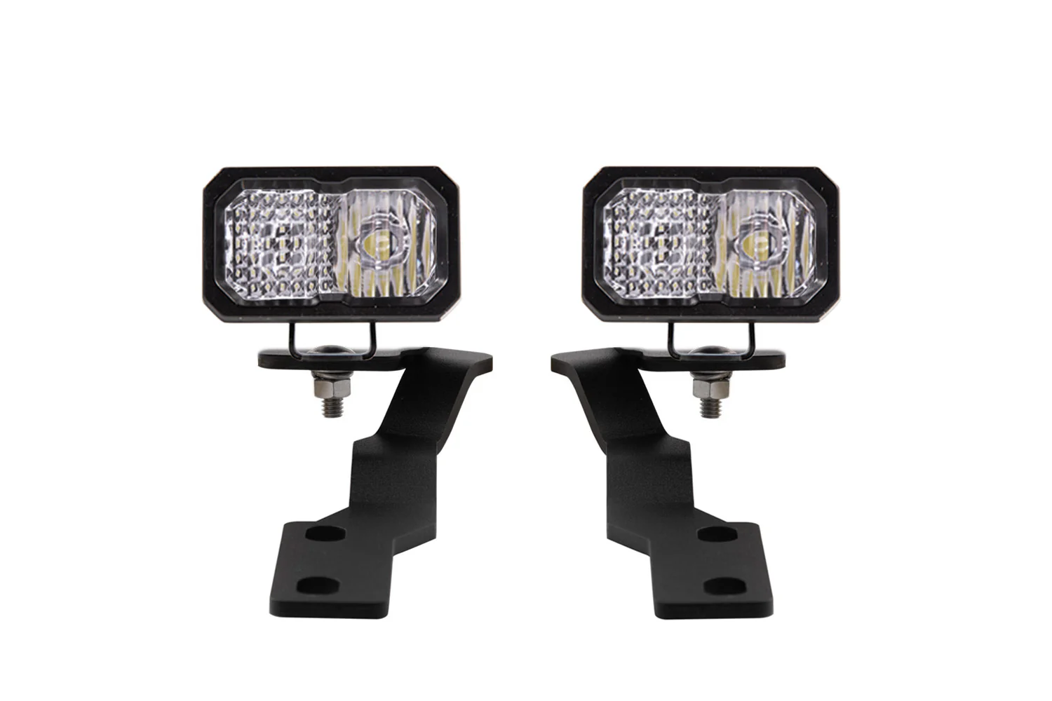 16-21 Tacoma Diode Dynamics Stage Series 2in Pro Ditch Light Kit - White Combo