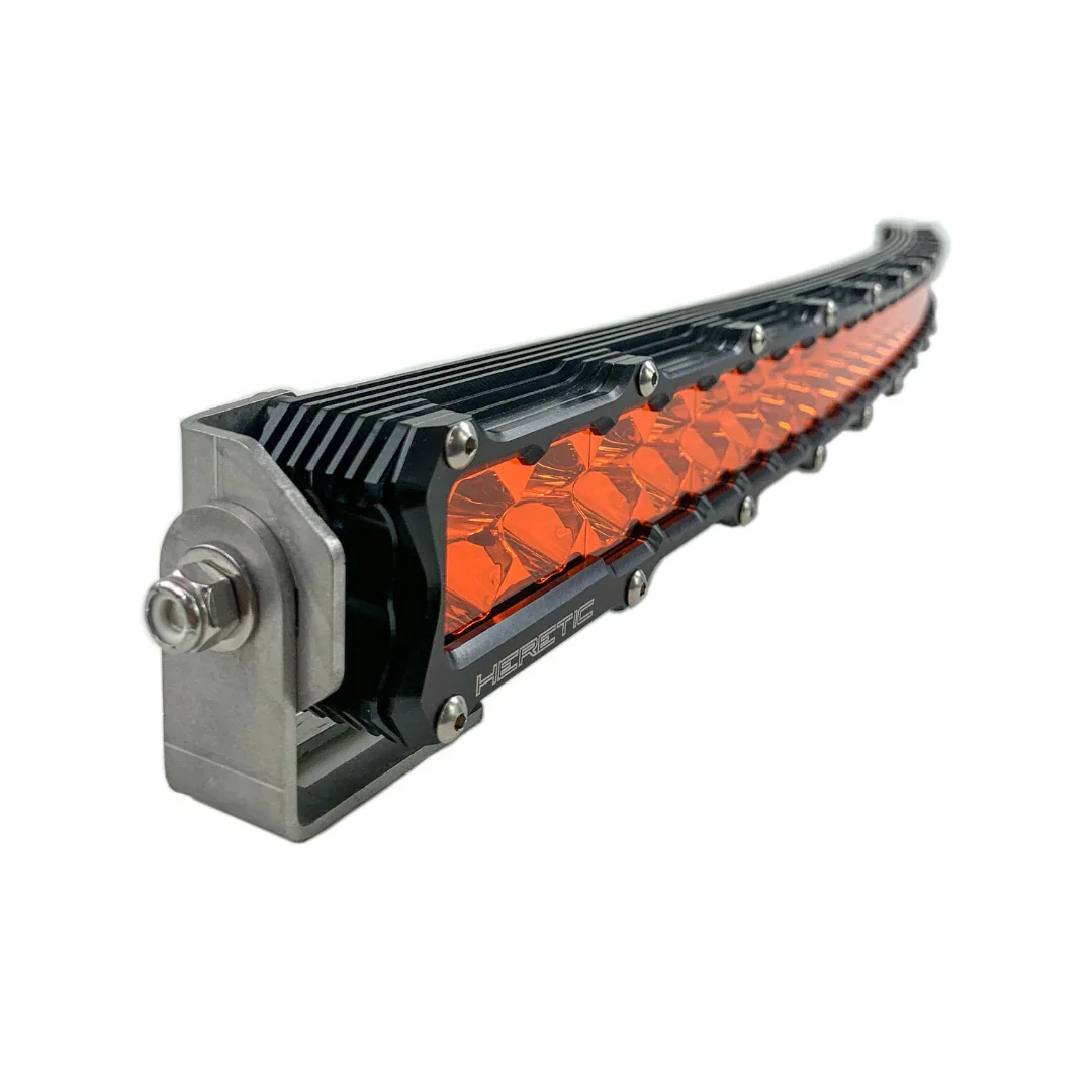 50" Amber Curved LED Light Bar - Image 2