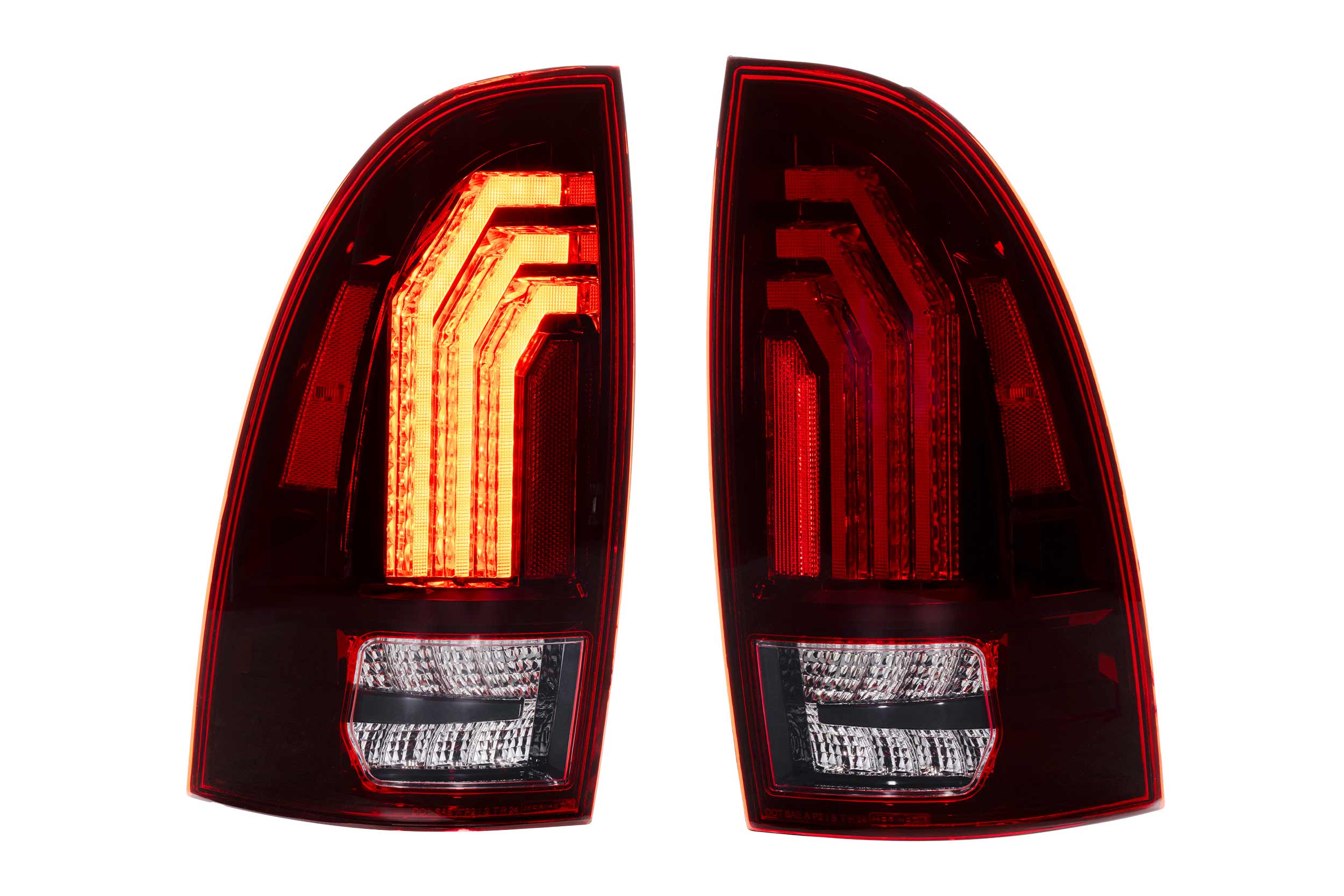 2005-2015 Tacoma XB LED Tail Lights - Red Lens (Set)