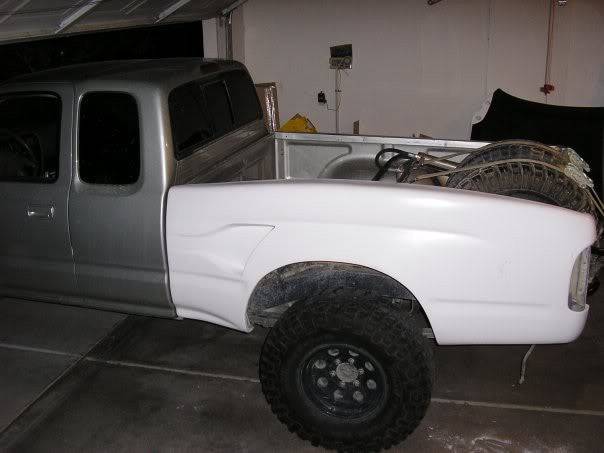 1996-2004 Tacoma 3" Bulge TT Style Off Road Fiberglass Bedsides - Image 3
