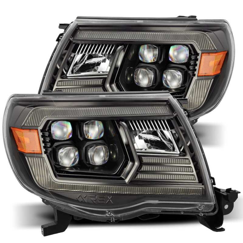 2005-2015 Tacoma AlphaRex NOVA Series LED Headlights - Alpha-Black