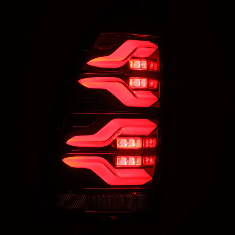 2005-2015 Tacoma AlphaRex LUXX Series LED Tail Lights - Alpha-Black - Image 3