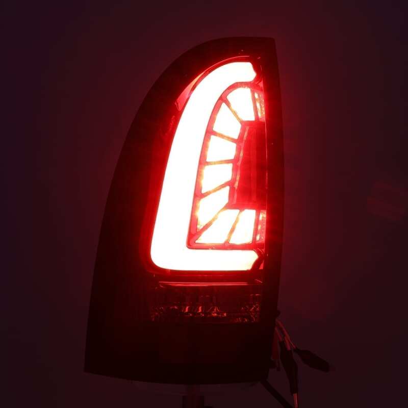 2005-2015 Tacoma AlphaRex PRO Series LED Tail Lights - Red/Smoke - Image 3