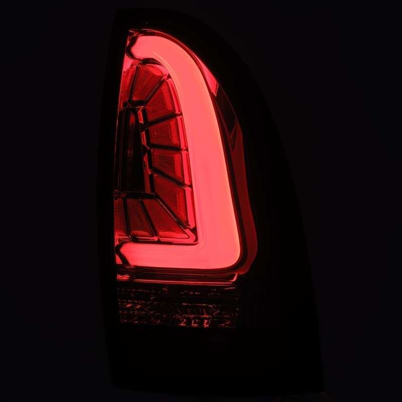 2005-2015 Tacoma AlphaRex PRO Series LED Tail Lights - Red/Smoke - Image 4