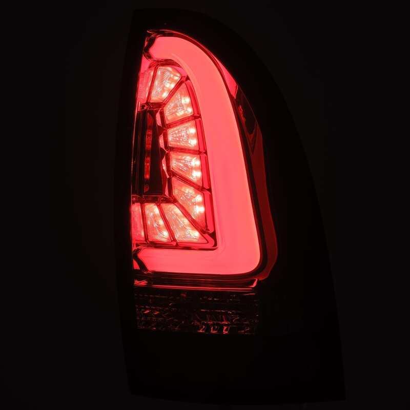 2005-2015 Tacoma AlphaRex PRO Series LED Tail Lights - Red/Smoke - Image 6