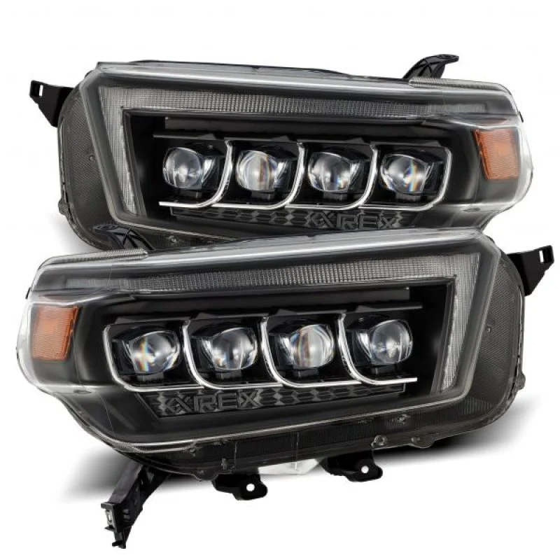 2010-2013 4Runner AlphaRex NOVA Series LED Headlights Plank-Style - Black - Image 5