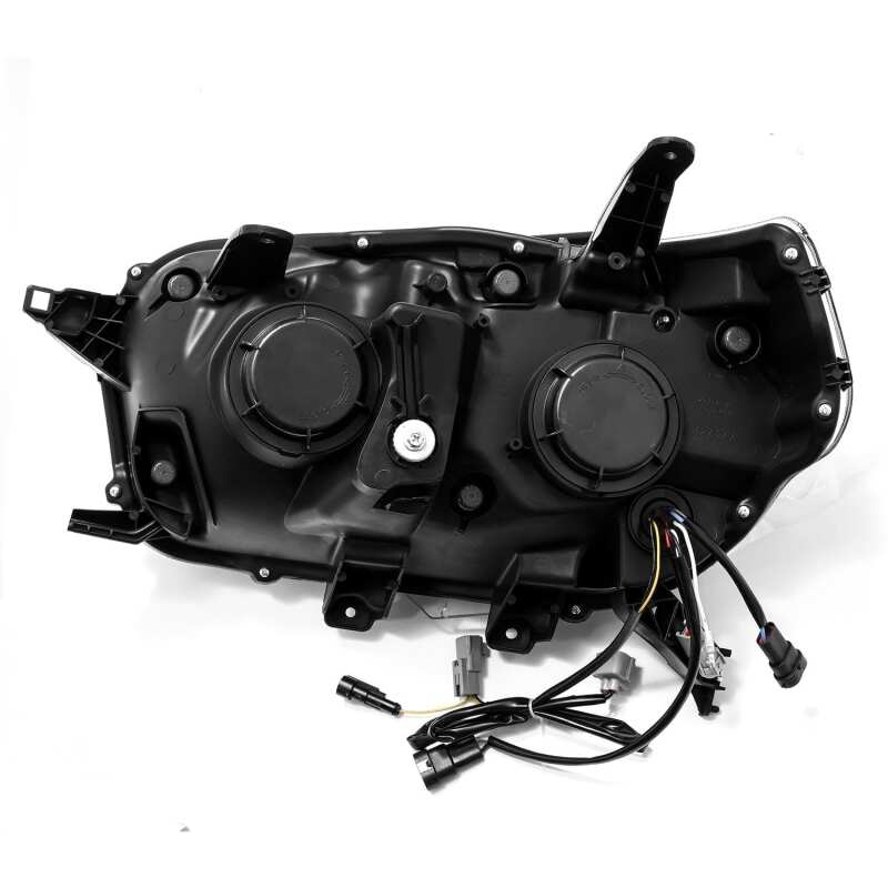 2010-2013 4Runner AlphaRex PRO Series Headlights Plank-Style - Alpha-Black - Image 8