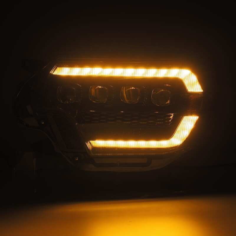 2012-2015 Tacoma AlphaRex NOVA Series LED Headlights Plank-Style - Black - Image 8