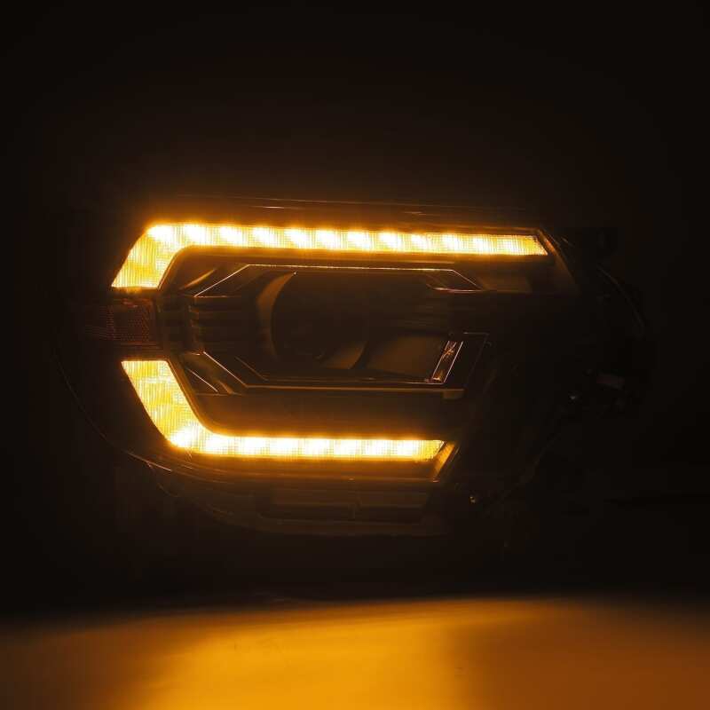 2012-2015 Tacoma AlphaRex PRO Series Headlights Plank-Style - Alpha-Black - Image 2
