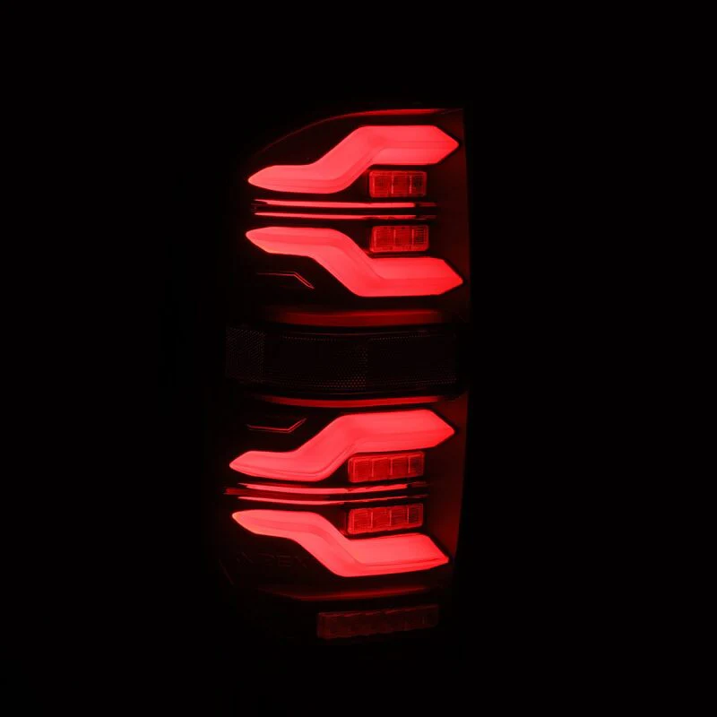 2014-2021 Tundra AlphaRex LUXX Series LED Tail Lights - Alpha-Black - Image 5