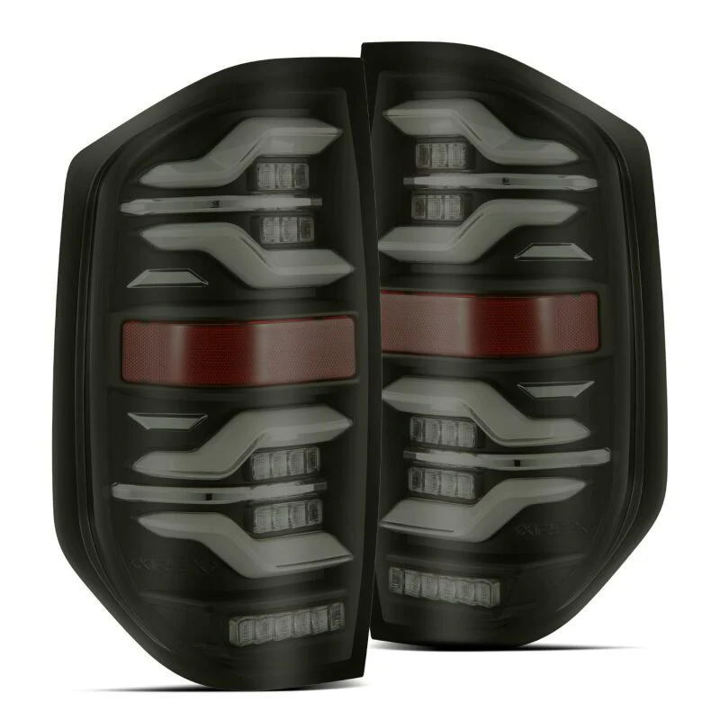 2014-2021 Tundra AlphaRex LUXX Series LED Tail Lights - Black
