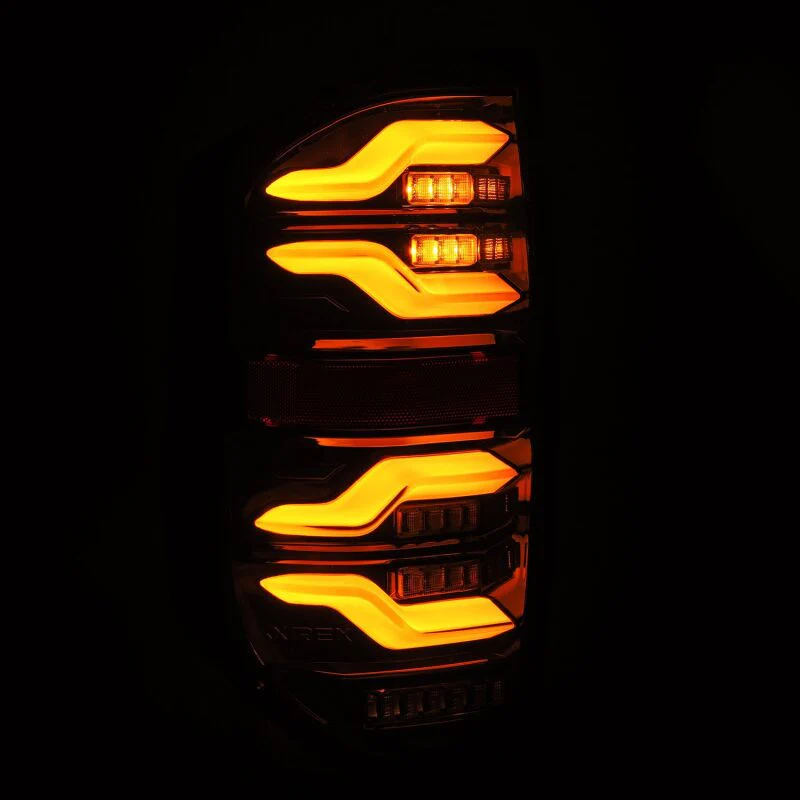 2014-2021 Tundra AlphaRex LUXX Series LED Tail Lights - Black - Image 7