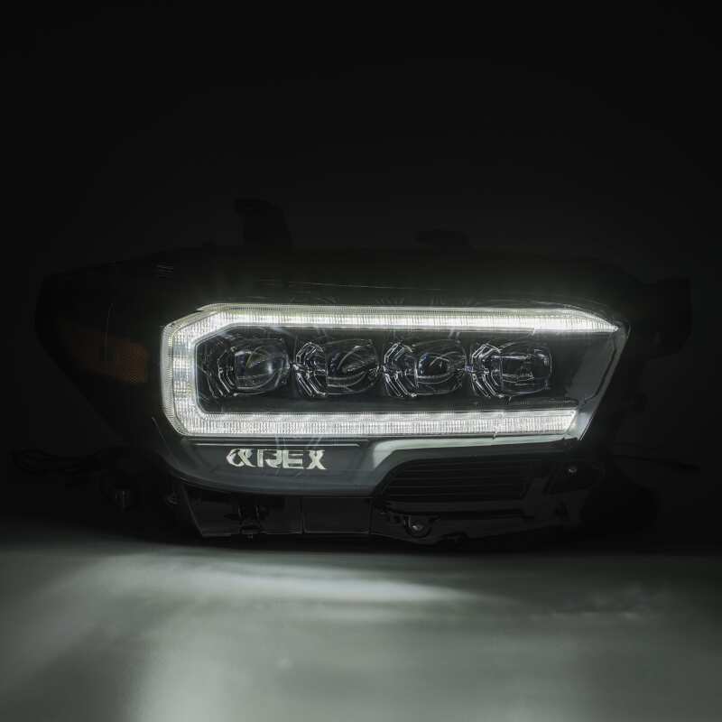 2016-2020 Tacoma AlphaRex NOVA Series LED Headlights - Black - Image 3