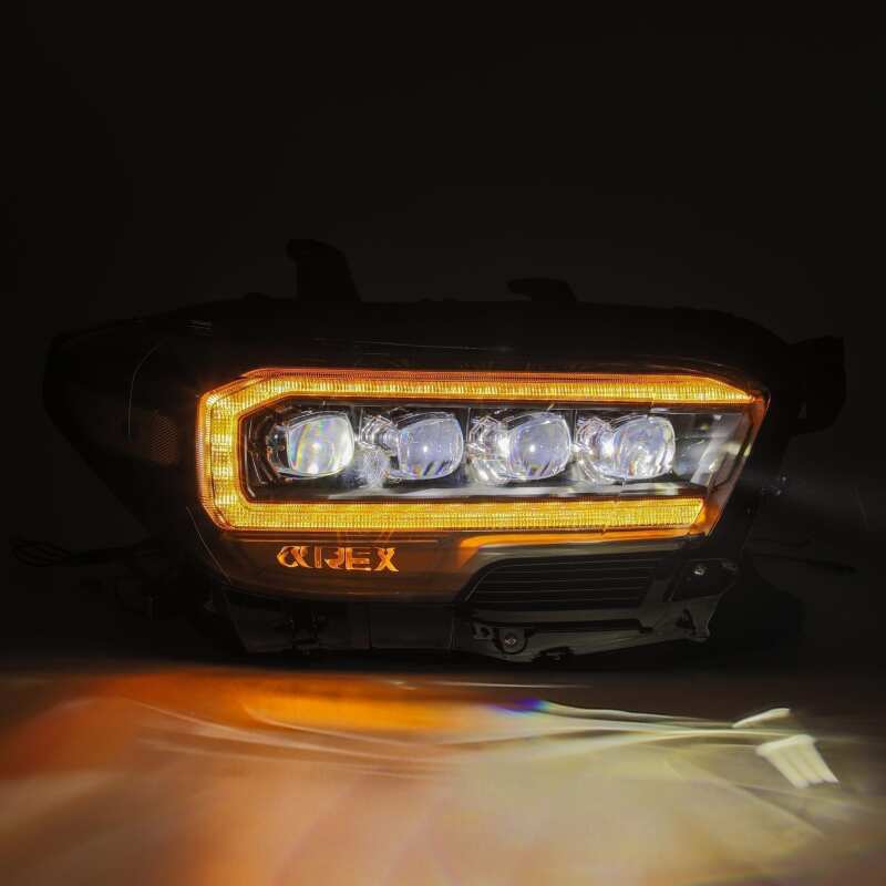 2016-2020 Tacoma AlphaRex NOVA Series LED Headlights - Black - Image 4