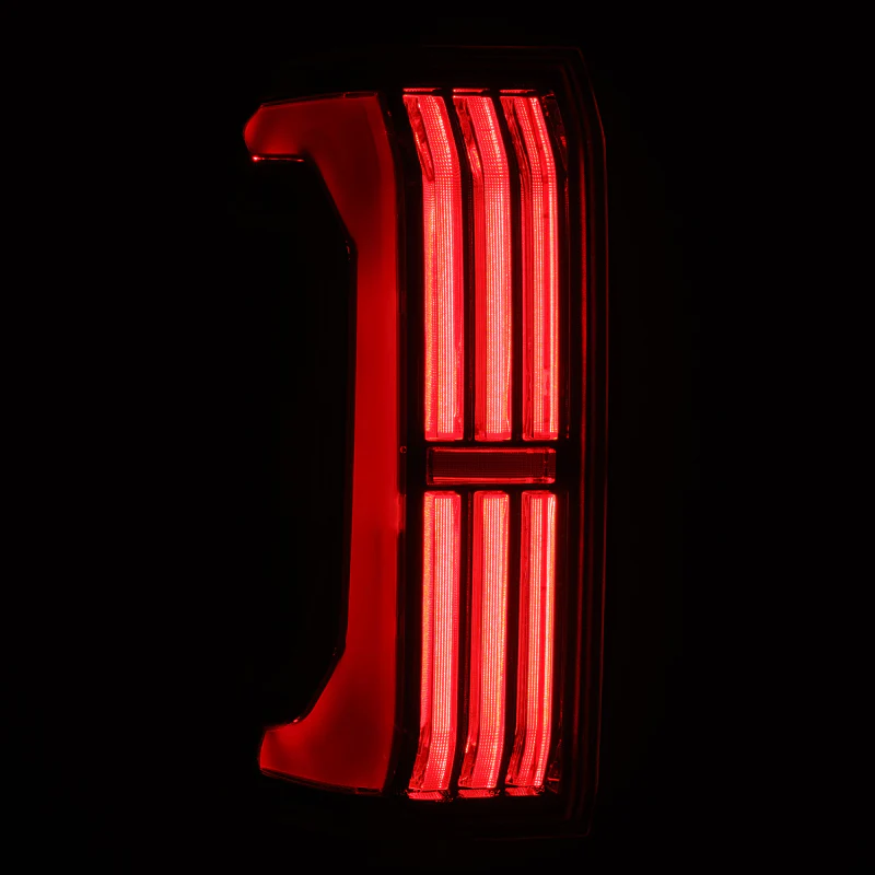 2024-2026 Tacoma AlphaRex NOVA Prismatic LED Tail Lights - Black - Image 2
