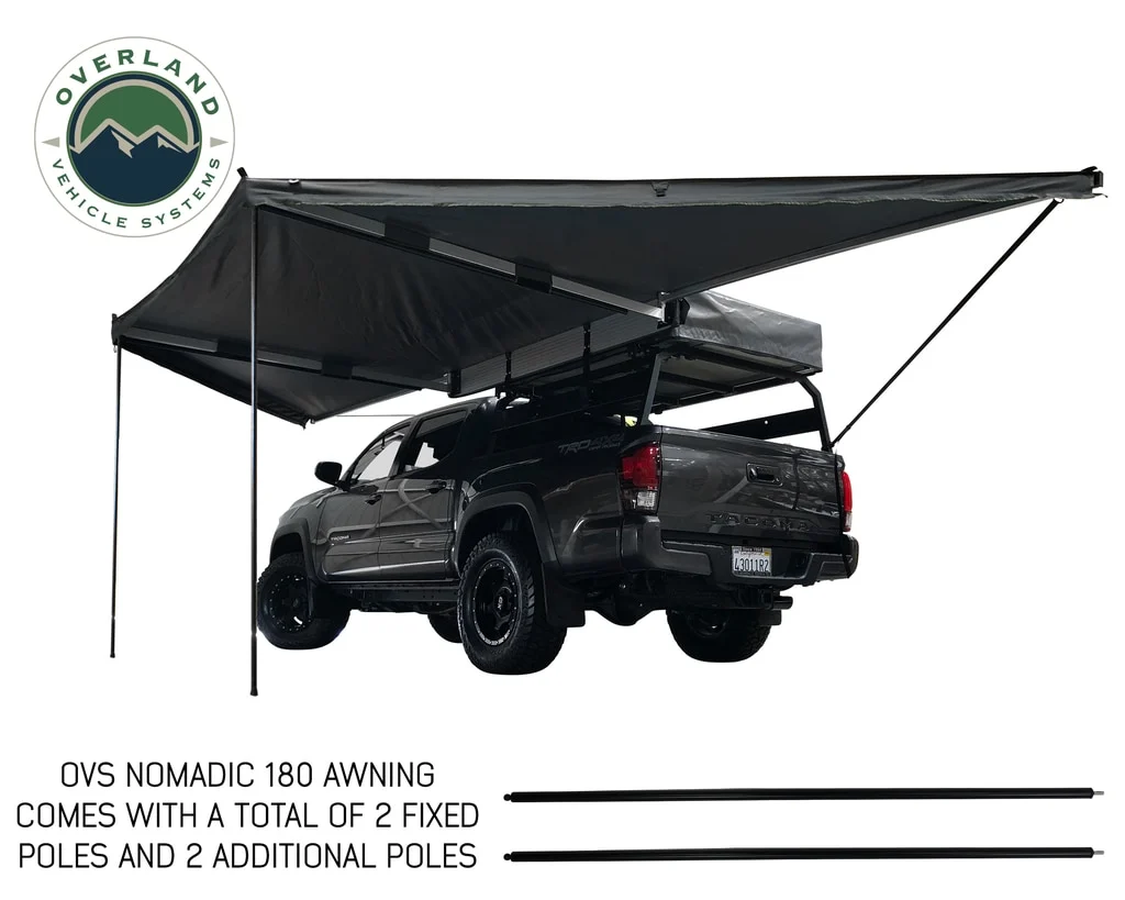 Awning Tent 180 Degree 88 SF of Shelter With Zip In Wall Nomadic Overland Vehicle Systems - Image 4