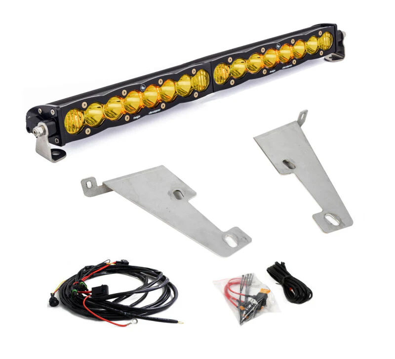 22-26 Tundra, 23-26 Sequoia Baja Designs S8 20in Behind Bumper Light Bar Kit - Amber - Image 2