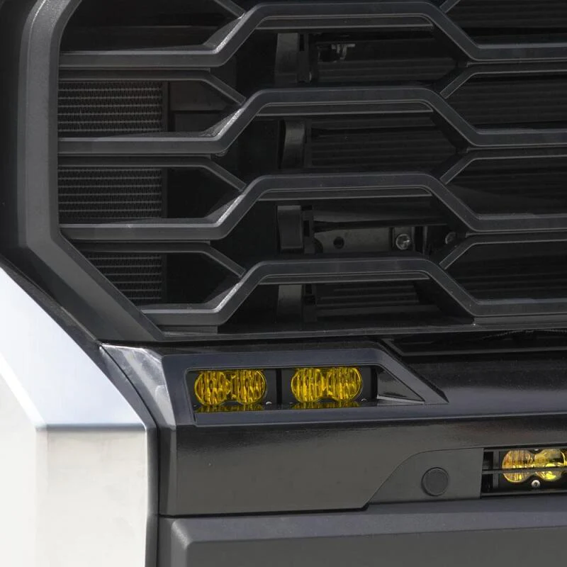 22-26 Tundra Baja Designs S2 Sport Dual Fog Pocket Kit - Baja Amber