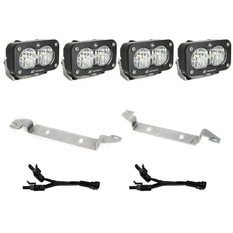22-26 Tundra Baja Designs S2 Sport OEM Fog Light Replacement Kit - Clear - Image 2