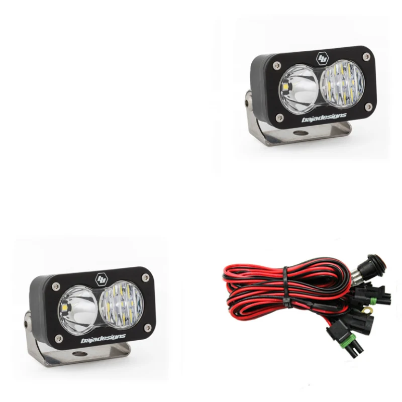 Baja Designs S2 Sport LED Light Pod Pair - Driving/Combo - Clear