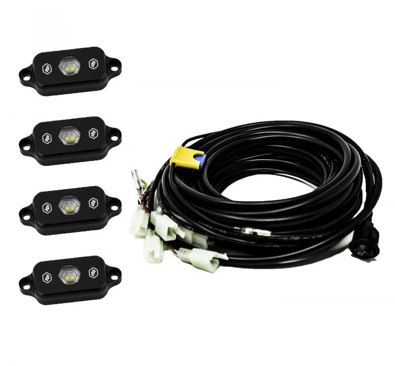 Baja Designs Universal Rock Light Kit - White (8 lights)
