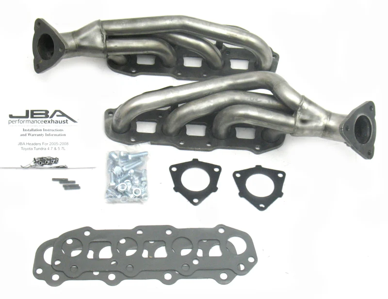 JBA 05-07 Toyota 4.7L V8 1-1/2in Primary Raw 409SS Cat4Ward Header - Image 2