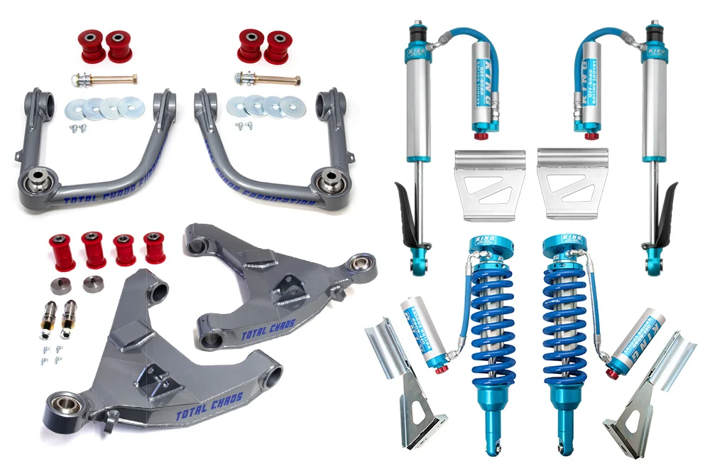 2010-2014 FJ Cruiser Total Chaos Mid Travel Lift Kit w/ King 2.5 Front & Rear Adjustable Shocks