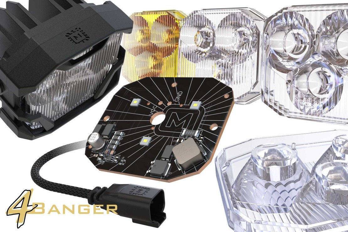 Morimoto 4Banger LED Pods: HXB Combo Beam - Image 5