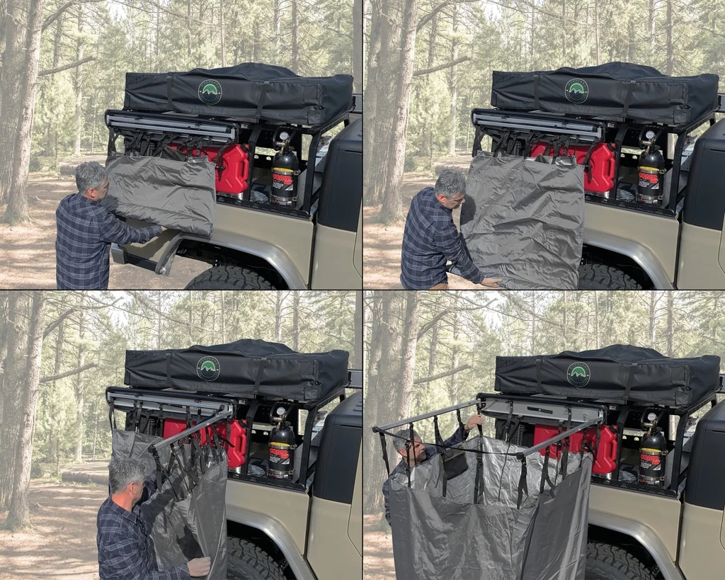Nomadic Quick Deploying Shower Overland Vehicle Systems - Image 11