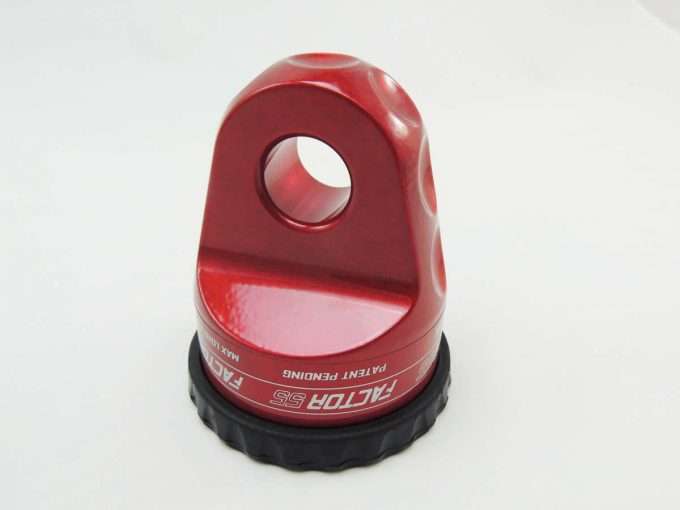 Factor 55 ProLink Winch Shackle Mount Assembly - Red