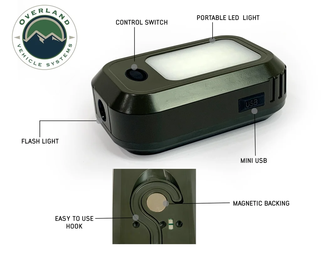 Solar Camping Light Pods & Speaker Universal Wild Land Overland Vehicle Systems - Image 4
