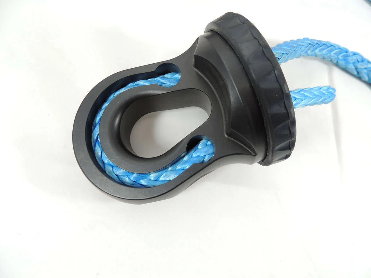 Factor 55 Splicer 3/8-1/2 Inch Synthetic Rope Splice On Shackle Mount - Black